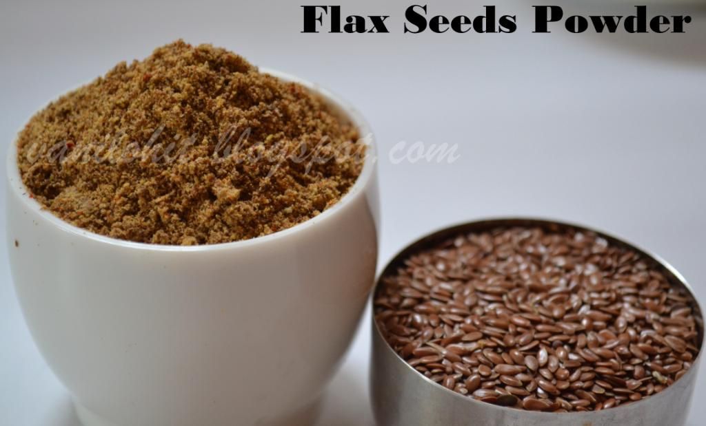 Recipe world ಫ್ಲಾಕ್ಸ್ ಸೀಡ್ಸ್ ಪುಡಿ Flax Seeds Powder (Podi)